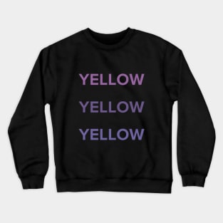 Yellow Crewneck Sweatshirt